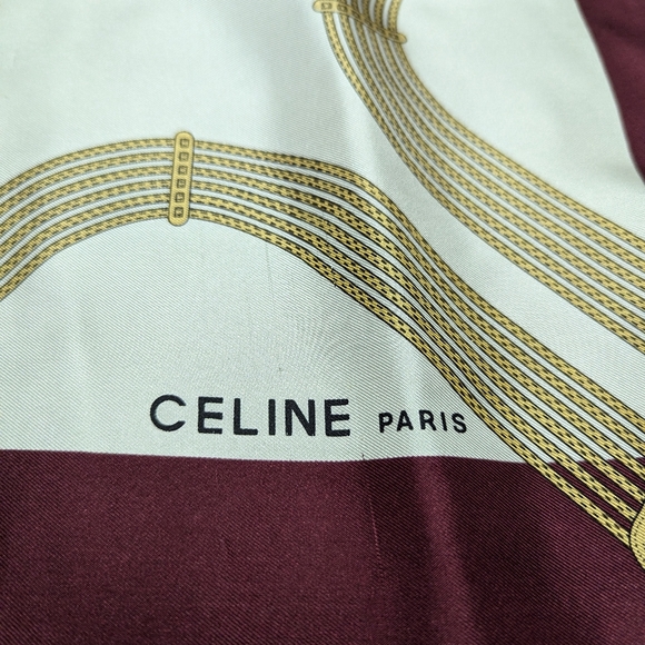 Celine Paris Vintage Scarf - Picture 2 of 3